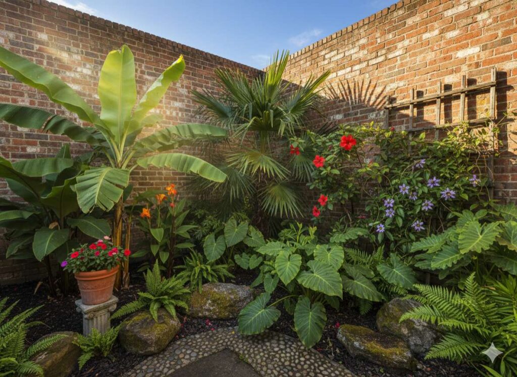 Tropical Garden in Temperate Climates