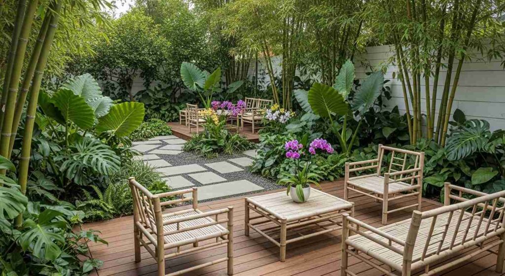 Contemporary Modern Tropical Garden