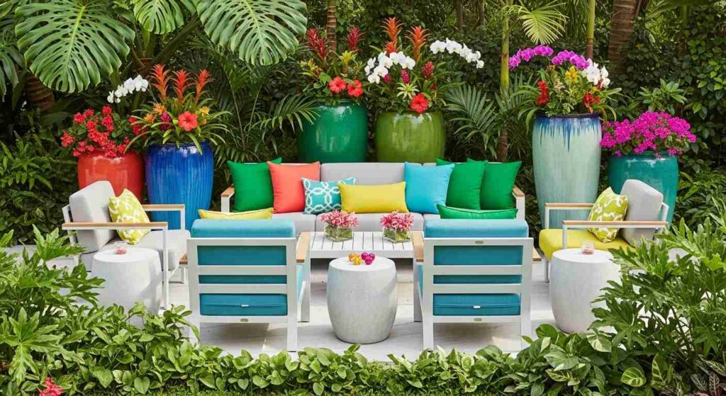 Contemporary Modern Tropical Garden