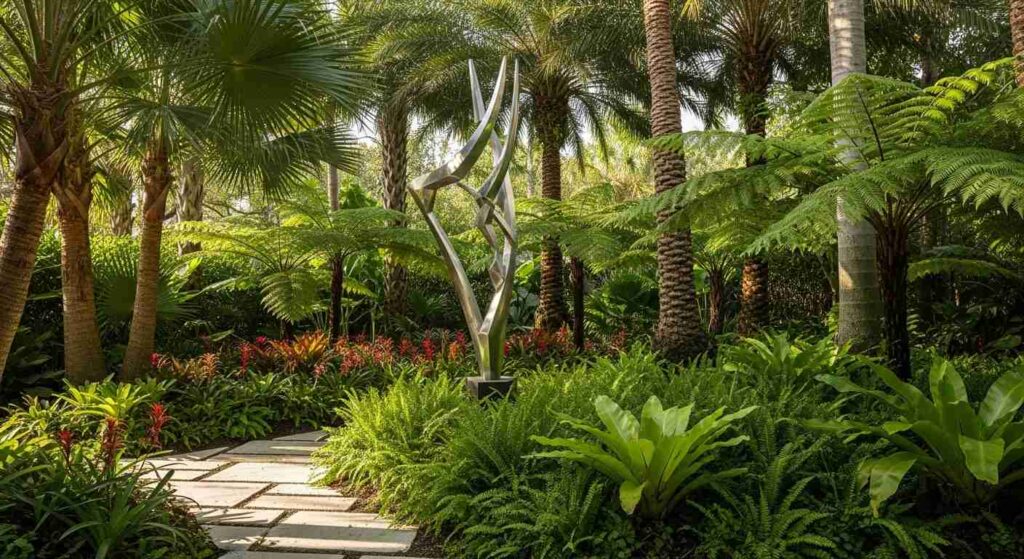 Contemporary Modern Tropical Garden
