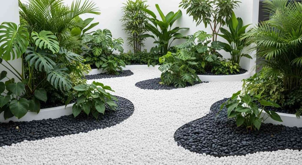 Contemporary Modern Tropical Garden