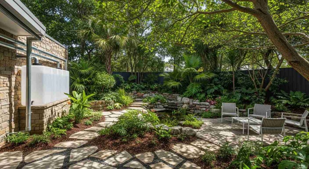 Contemporary Modern Tropical Garden