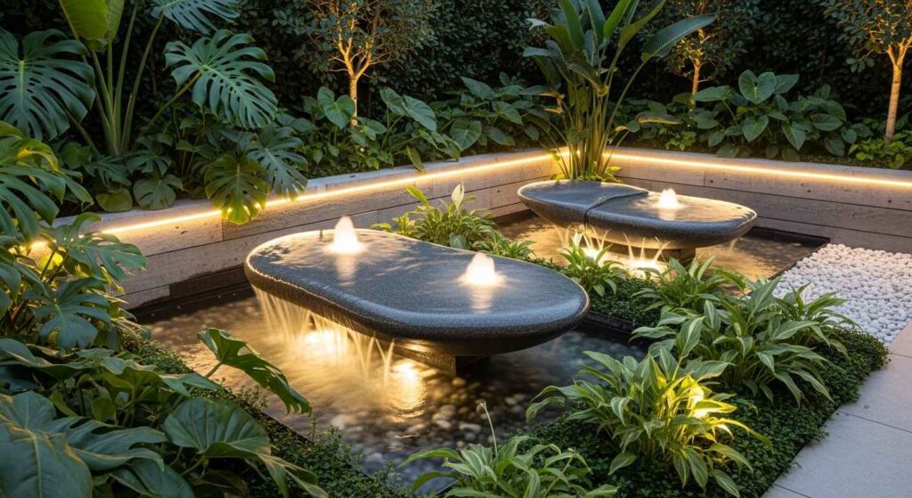 Contemporary Modern Tropical Garden