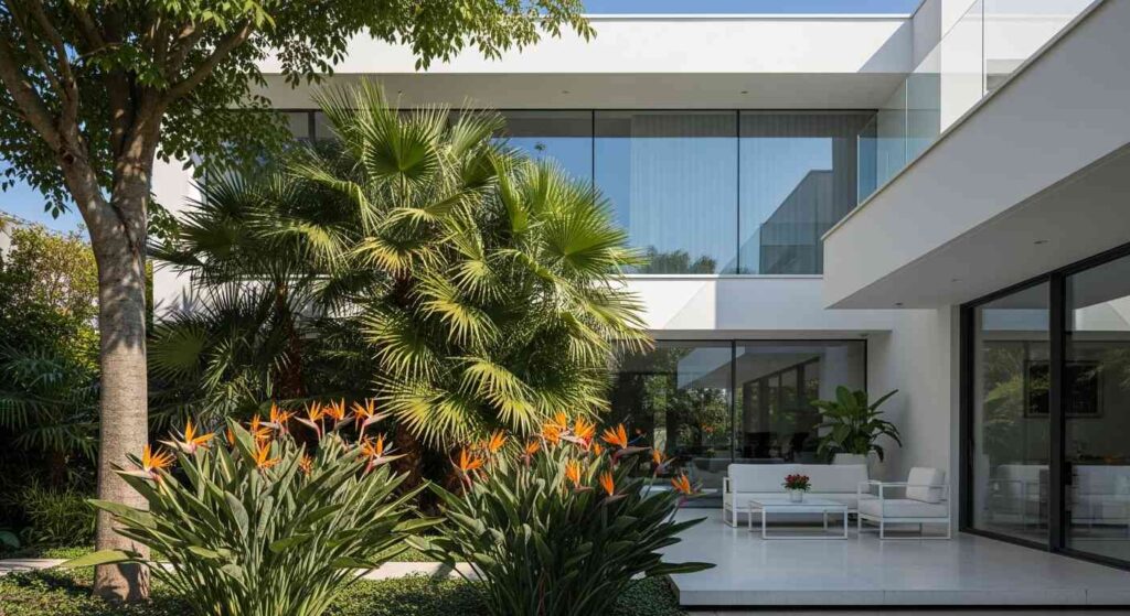 Contemporary Modern Tropical Garden