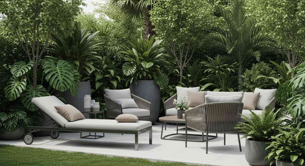 Contemporary Modern Tropical Garden