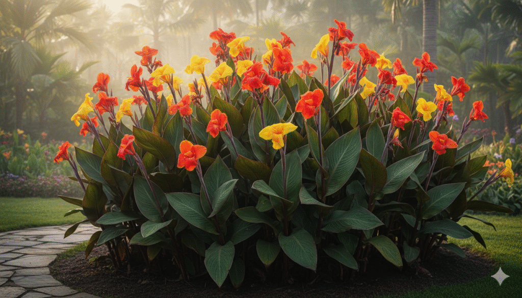 low maintenance outdoor tropical plants