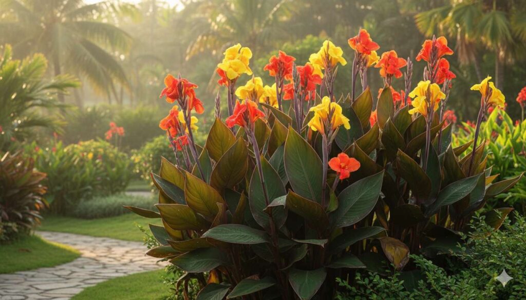 low maintenance outdoor tropical plants