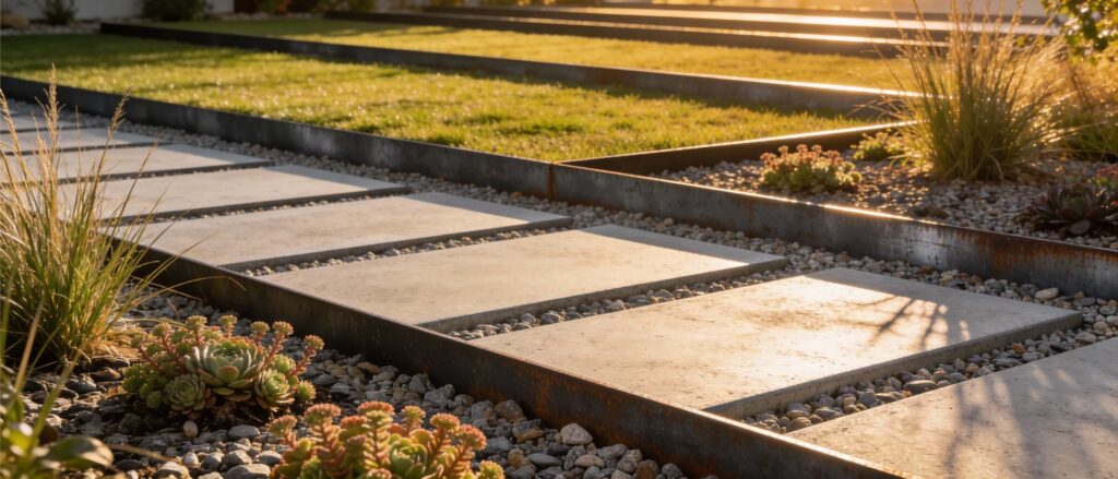 Simple Garden Border Ideas for Homes