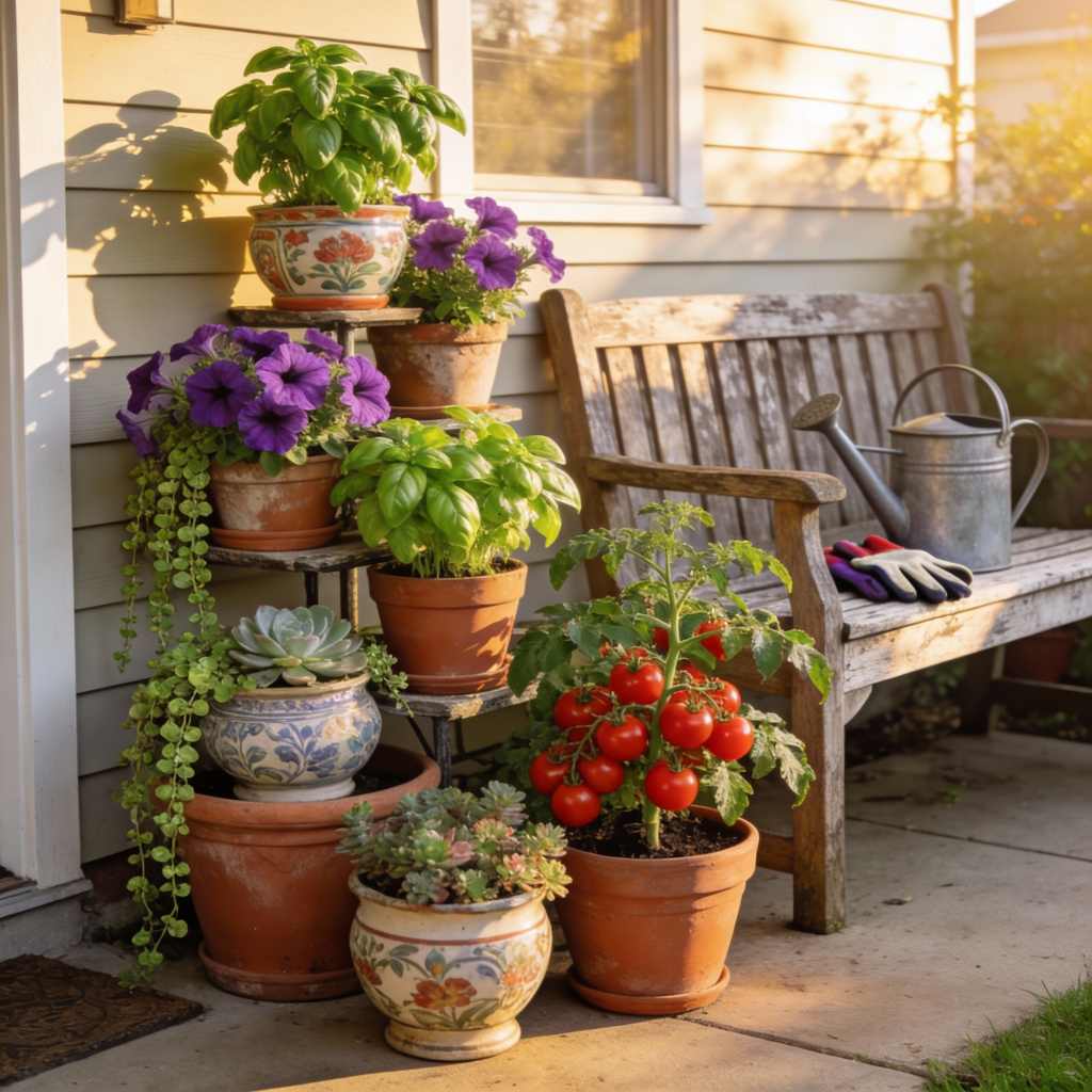 small backyard garden ideas USA 