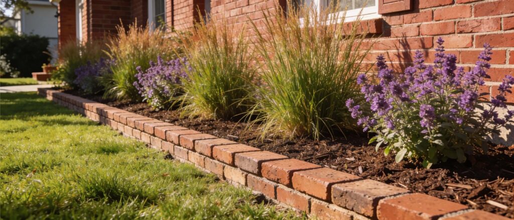 15 Simple Garden Border Ideas for Homes That Look Expensive but Aren't When it comes to transforming your outdoor space, garden borders are one of the most underrated design elements. A well-defined garden border instantly elevates curb appeal, creates a polished, finished look, and separates your lawn from planting beds with professional precision—without the professional price tag. Whether you're looking to refresh a tired front yard or finally organize that chaotic garden bed, the right simple garden border ideas can make all the difference. In this guide, we'll explore 15 affordable yet stylish solutions that deliver that expensive, high-end aesthetic while remaining budget-friendly and achievable for any homeowner. 1. Classic Brick Edging: Timeless Appeal on a Budget Brick borders are a cornerstone of garden design—literally. This traditional approach remains one of the most popular simple garden border ideas because it works beautifully in virtually any landscape style, from cottage gardens to suburban homes. The beauty of brick edging is its versatility and affordability. You can source bricks inexpensively from reclaimed materials, architectural salvage yards, or even construction sites where they're often available for free or a nominal cost. ​ To install brick edging, dig a shallow trench about 3-4 inches deep, lay landscape fabric to prevent weed growth, then set your bricks vertically or at an angle along the edge. The warm reddish-brown or terracotta tones of brick complement almost any plant color and create visual harmony with home exteriors. For a polished look, keep bricks level and tightly spaced. Brick is extremely durable, lasting 10+ years with minimal maintenance, making it an excellent long-term investment. ​ Classic Brick Garden Border with Sharp Lawn Definition 2. Natural Stone Edging: Organic Beauty Without the Price Natural stone edging brings authentic, high-end charm to any garden space. Unlike cut granite or polished pavers—which can cost $24-$40 per linear foot—using fieldstone, river rocks, or locally sourced stones can cost significantly less while delivering superior visual impact. The irregular shapes and muted earth tones of natural stone create a cottage-garden aesthetic that feels collected rather than constructed, adding character and depth to your landscape. ​ Installation is straightforward: arrange stones along your garden bed edge, filling gaps with soil or smaller pebbles. The organic, non-uniform arrangement actually enhances the "professionally designed but naturally placed" look that homeowners love. Stone edging works particularly well in cottage, rustic, and traditional garden styles and integrates beautifully with native plantings. ​ Natural Stone Edging with Romantic Cottage Garden Style 3. Modern Metal Edging: Sleek Lines and Minimal Maintenance For a contemporary, minimalist aesthetic, metal edging—particularly galvanized steel or corten steel—creates razor-sharp definition with virtually no upkeep required. Metal edges are priced competitively at roughly $3-$3.50 per linear foot, making them surprisingly affordable given their durability and professional appearance. The sleek lines guide the eye while keeping lawns from encroaching into garden beds, especially important in high-moisture climates where grass growth is aggressive. ​ Metal edging is also remarkably flexible, allowing you to create smooth curves or crisp 90-degree angles depending on your garden's geometry. As metal ages, it develops a beautiful patina that adds character while remaining low-maintenance. Installation requires digging a 3-4 inch trench, then securing the edging with stakes spaced 3 feet apart. Over time, the reflective quality of metal catches light beautifully during golden hour, enhancing your garden's visual appeal. ​ Modern Minimalist Metal Edging with Contemporary Landscape Design 4. Recycled Plastic Edging: Eco-Friendly and Budget-Smart Plastic or recycled plastic edging represents the most budget-friendly option for simple garden border ideas, typically costing $1-$3 per linear foot. This makes it an ideal choice for large garden beds or those on tight budgets. Modern plastic edging resists cracking, UV damage, and rot—problems that plague cheaper wood alternatives—and installation is remarkably simple for DIY enthusiasts. ​ The flexibility of plastic edging makes it perfect for curved garden beds, while its clean lines work equally well in contemporary designs. Available in various heights and colors, plastic edging blends seamlessly into almost any landscape. The key to making plastic edging look "expensive" is pairing it with quality mulch, attractive plantings, and clean maintenance. Black plastic edging creates particularly striking contrast against light-colored mulch or decorative stones. ​ ​ Budget-Friendly Plastic Edging with Vibrant Plant Border 5. Concrete Block Edging: Modern Structure and Durability Concrete blocks offer a straightforward, utilitarian approach to garden borders that feels surprisingly contemporary when styled correctly. Blocks can be arranged in single rows for a subtle edge or stacked to create raised planting beds that add dimensional interest to flat yards. They're inexpensive, readily available at home improvement stores, and last indefinitely without deteriorating. ​ The neutral gray tones of concrete complement modern architectural styles, while their geometric form creates clean, defined lines that homeowners appreciate. For a more design-forward look, paint concrete blocks in muted colors—charcoal, sage green, or warm tan—that coordinate with your home's exterior. Concrete blocks also provide excellent drainage and work well in contemporary, minimalist gardens seeking that high-end, sculptural quality. ​ 6. Wood Log Edging: Rustic Charm and Natural Appeal For cottages and rustic-style homes, wood log edging creates authentic garden-border charm that feels both organic and intentionally curated. Logs are often available for free from local tree removal services, arborists, or landscaping companies—making this one of the absolute cheapest simple garden border ideas. Simply arrange logs upright or laid horizontally to frame your garden beds. ​ The natural texture and weathered appearance of wood logs complement wildflower gardens, shade plantings, and naturalistic landscapes beautifully. While wood does require periodic maintenance to prevent rot—treating with eco-friendly wood preservative extends its lifespan significantly—the rustic aesthetic justifies the minimal upkeep. For a more polished look, select logs of uniform diameter and arrange them in consistent patterns. ​ 7. Recycled Pallet Wood Edging: Upcycled and Unique Free or ultra-cheap pallets from warehouses and stores offer an excellent material for those seeking budget-conscious, eco-friendly solutions. Dismantle pallets, cut the wood to your desired height, and arrange the planks vertically or horizontally along your garden edge for a cottage or farmhouse aesthetic. Pallet wood can be painted or left natural, offering endless personalization options. ​ The rustic, handcrafted appearance of pallet borders signals intentional design, and the minimal investment means you can be creative and experimental without financial risk. This simple garden border idea works particularly well for raised beds and vegetable gardens, where the slightly weathered appearance feels appropriate and charming. 8. Gravel and Stone Edge Border: Simple Yet Sophisticated Sometimes the simplest solutions deliver the biggest visual impact. Creating a border by digging a shallow trench and filling it with decorative gravel, river stones, or pebbles creates a clean separation between lawn and planting beds while requiring virtually zero maintenance. This approach is particularly popular in modern and Japanese-inspired gardens where simplicity and restraint are design principles. ​ White river rock paired with black mulch creates dramatic contrast, while neutral pebbles offer understated elegance. The cost is minimal—typically $1-$3 per bag of gravel—and installation is a weekend project requiring only a shovel, rake, and landscape fabric. The subtle textures of gravel complement both contemporary and traditional plantings and provide excellent drainage for moisture-sensitive plants. ​ 9. Terracotta Pot Edging: Whimsical and Charming For a playful, cottage-garden twist on traditional borders, arrange small terracotta pots upside-down along your garden edge, creating a continuous, decorative border. This simple garden border idea appeals to gardeners with romantic sensibilities and adds unexpected charm to front-yard plantings. The warm terracotta tones complement most plant colors and home exteriors. ​ Terracotta pots are inexpensive—especially if you source them secondhand—and their round shapes create soft transitions that feel less rigid than traditional edging. While terracotta is fragile and prone to chipping over time, many gardeners appreciate the weathered, aged appearance as part of the charm. 10. Painted Rock Edging: Personal Expression and Fun One of the most budget-friendly and customizable simple garden border ideas, painted rock edging lets you create personalized garden borders from materials you might find for free. Collect smooth rocks or river stones from local creeks, beaches, or your own yard, then paint them in coordinating colors that complement your landscape—perhaps soft pastels, jewel tones, or metallic accents. ​ Arrange painted rocks in single or double rows along your garden edge for a folk-art aesthetic that feels intentional and charming. This approach works beautifully in cottage gardens, children's gardens, or spaces where personality and whimsy trump strict formality. Seal painted rocks with clear outdoor polyurethane to extend the life of your artwork. 11. Bamboo Edging: Tropical Vibes and Sustainability Bamboo creates a naturally tropical and zen-inspired garden aesthetic while remaining remarkably affordable (typically $15-$25 for materials to edge 20 feet). This sustainable material resists weathering better than standard wood and develops a beautiful patina as it ages, enhancing rather than diminishing its appeal. ​ Bamboo edging works beautifully in contemporary gardens, Asian-inspired spaces, and modern homes seeking natural materials with environmental credentials. The vertical pole arrangement creates visual movement and draws the eye along garden pathways. Bamboo is simple to install—cut to desired height and secure with landscape stakes—and requires minimal maintenance. ​ 12. Woven Willow Edging: Living Borders That Grow For a truly unique approach, woven willow branches create living, flexible borders that actually strengthen over time. This historical technique combines natural beauty with functional design: willow withes are woven together to create a fence-like structure that can be shaped to follow your garden's contours. Willow is often free or extremely inexpensive to source from natural areas, and the branches can be easily replaced as they age. ​ The rustic, woodland aesthetic of woven willow suits cottage and country gardens perfectly and creates an almost magical, handcrafted appearance that feels intentionally artistic. While installation requires more labor than traditional edging, the unique results justify the effort for design-conscious gardeners. 13. Bottle Border: Upcycled Art and Colorful Charm Collecting wine bottles, beer bottles, or other colored glass and burying them neck-down along your garden edge creates a whimsical, artistic border with zero-cost materials if you're resourceful. The colored glass catches sunlight beautifully, creating visual interest and reflecting different hues throughout the day. ​ This creative approach works particularly well in eclectic, bohemian, or artist-inspired gardens where individuality is celebrated. Arrange bottles in patterns, alternate colors for maximum impact, or stick to monochromatic schemes for a more cohesive look. While bottle borders require more frequent maintenance to prevent shifting and settling, the artistic, conversation-starting appeal makes them worthwhile for those seeking distinctive, personalized borders. 14. Rope and Nautical Edging: Coastal and Unique For coastal properties or those seeking an unexpected, creative border, burying thick rope along your garden edge creates soft, organic curves that feel both whimsical and intentional. This simple garden border idea costs nearly nothing if you have old rope on hand or can source it inexpensively from marine supply shops. ​ Rope edging works beautifully in coastal gardens, cottage spaces, or gardens with quirky, artistic owners who appreciate unconventional approaches. The soft texture contrasts pleasantly with geometric plantings and creates organic, flowing lines that guide visitors' eyes through your landscape. 15. Metal Lawn Edging Strips: Clean, Professional Lines For a finish that looks decidedly professional, flexible metal edging strips (often vinyl-coated steel) create seamless borders that separate lawn from beds with military precision. These strips are moderately priced ($0.50-$2 per foot) and install quickly when you have the right tools and technique. ​ Metal strips are particularly effective for creating mowing edges—flat-topped designs allow you to mow directly over the border, eliminating tedious trimming. This utilitarian approach paradoxically creates an expensive, manicured appearance because of its precision and clean lines. For maximum visual impact, choose edging that coordinates with your home's trim color or landscape accents. Design Principles for Garden Border Success Regardless of which simple garden border ideas you choose, several design principles ensure professional-looking results. First, maintain clean lines—whether curved or straight, keep your borders consistent and free of debris for a polished appearance. Second, consider contrast—place dark edging against light mulch or vice versa to maximize visual definition. Third, invest in quality plantings—even the most beautiful border won't compensate for sparse or poorly chosen plants. ​ ​ For small gardens, avoid narrow borders around edges, which accentuate space constraints. Instead, push planting inward and make borders larger for greater visual impact. In modern landscapes, embrace minimalism and symmetry; in cottage gardens, allow gentle curves and informal plant combinations. ​ FAQ: Your Garden Border Questions Answered What's the cheapest garden border option? Plastic edging at $1-$3 per linear foot and recycled materials (pallets, logs, bottles) offer the most budget-friendly solutions. Gravel borders cost even less and provide clean separation with minimal investment. How deep should I dig a trench for garden edging? A 3-4 inch trench is standard for most edging materials, ensuring stability and preventing materials from shifting with ground movement or freeze-thaw cycles. ​ Can I install garden borders myself? Absolutely. Most garden border projects are accessible DIY work requiring basic tools—a shovel, spade, mallet, and landscape stakes. Metal and plastic edging are particularly beginner-friendly. ​ How long do different borders last? Natural stone and concrete borders last 10+ years; metal edging lasts 8-10 years; wood typically lasts 5-7 years with maintenance; plastic edging lasts 2-4 years depending on quality. ​ Which border works best for curved gardens? Flexible materials like plastic edging, rope, and metal strips adapt easily to curves. Concrete and stone work for curves but require more careful installation and cutting. ​ Simple Garden Border Ideas for Homes