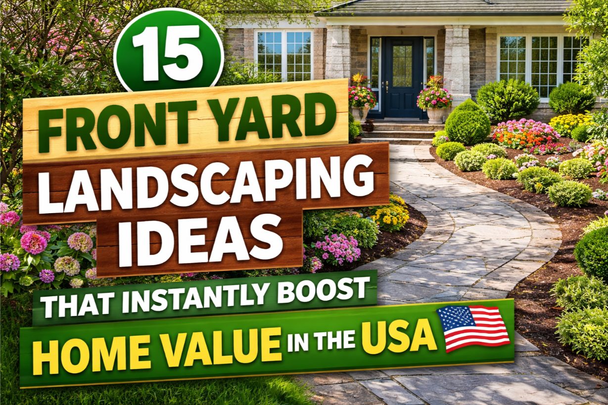 Front Yard Landscaping Ideas That Increase Home Value in the USA
