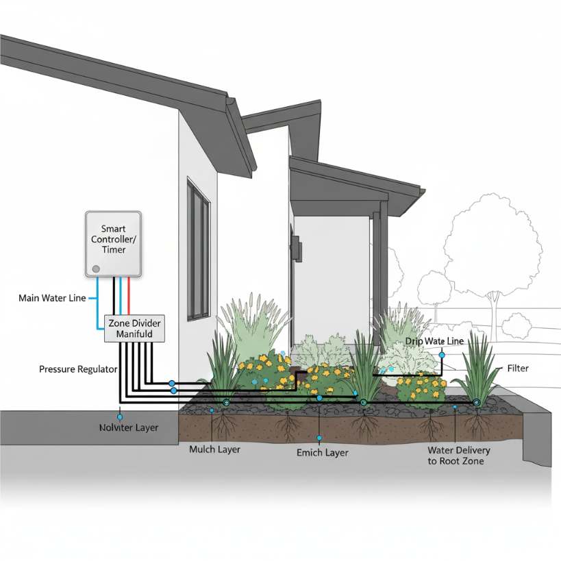water-saving gardening techniques
