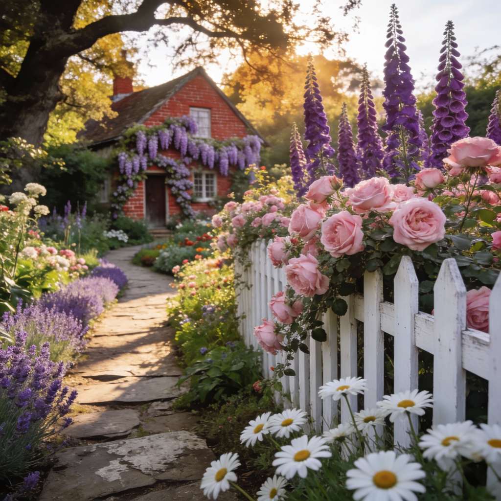 cottage garden inspiration from US countryside